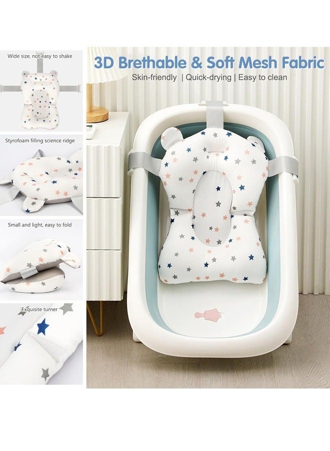 Bukela Xingmeng Bear Floating Bath Mat, Newborn Non-slip Bathing Grid (Universal Version Suitable for All Types of Bathtubs) - Image 1